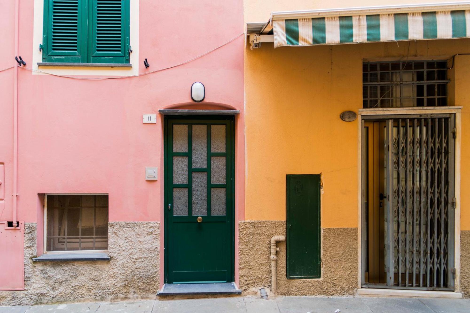 188B - Casa Di Nina Moneglia Con Terrazza - 2Min Dal Mare Apartman Kültér fotó